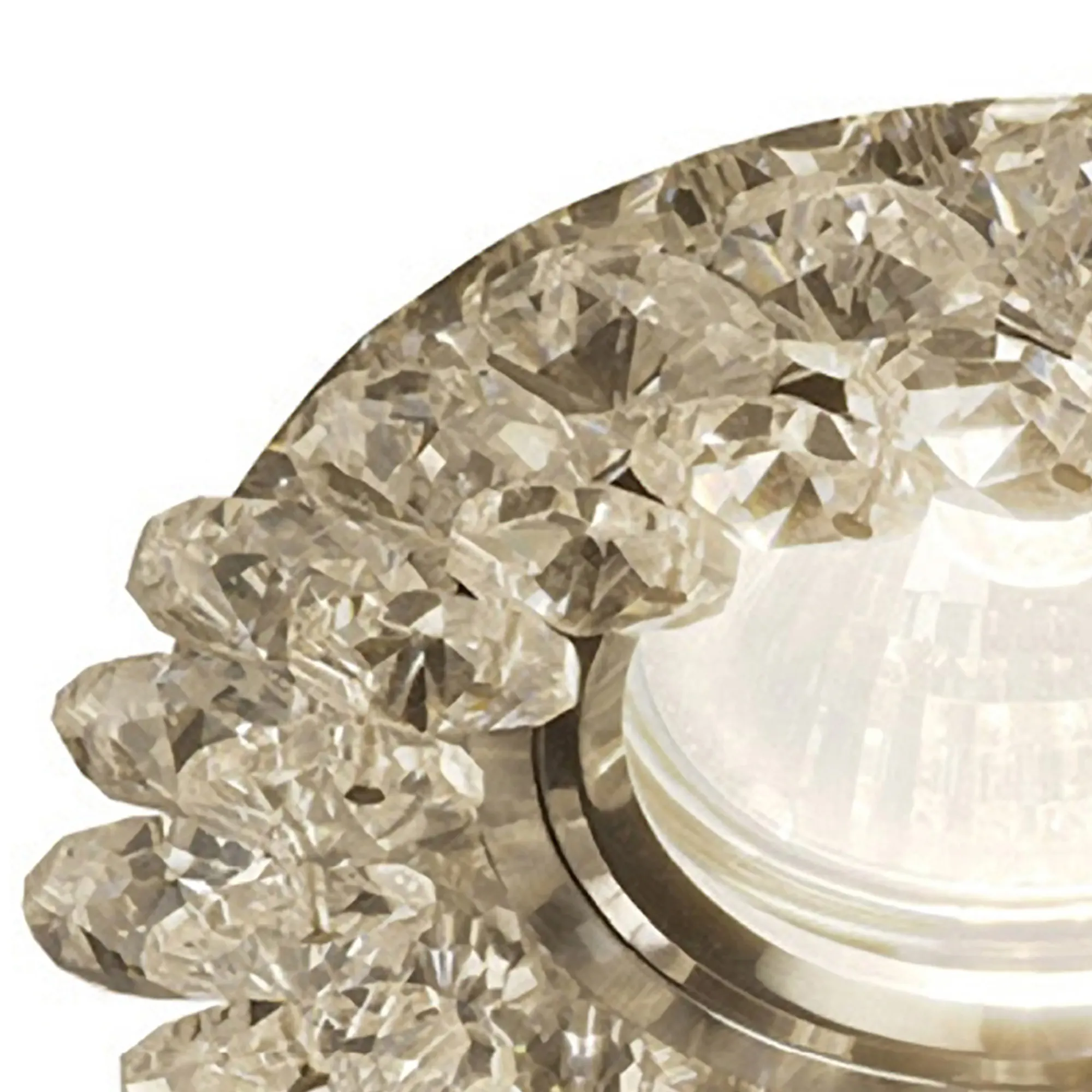 Crystal Cluster Downlight Round Rim Only IL30805CH  Diyas Crystal Downlights Clear